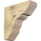 Ekena Millwork Olympic Slat Rough Sawn Bracket, Douglas Fir, 6"W x 18"D x 18"H BKT06X18X18OLY06RDF - alternate 1